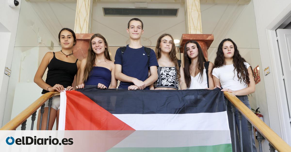Los adolescentes que siguen movilizados por Palestina pese al veto de Ayuso: “Es una cuestión de humanidad”