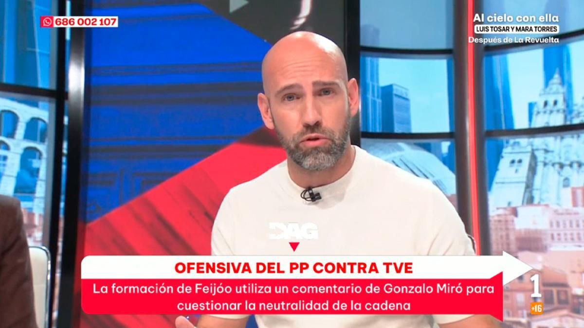 Gonzalo Miró cuestiona la ofensiva del PP contra RTVE
