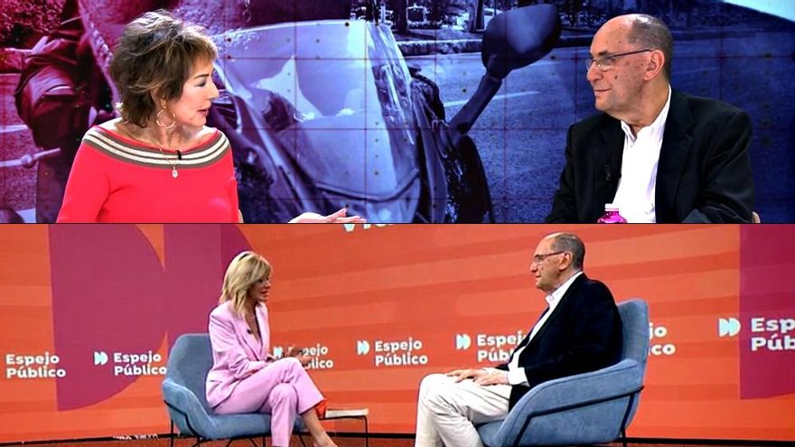 Ana Rosa presentó la "primera entrevista en plató" de Vidal-Quadras, horas después de visitar este a Susanna Griso