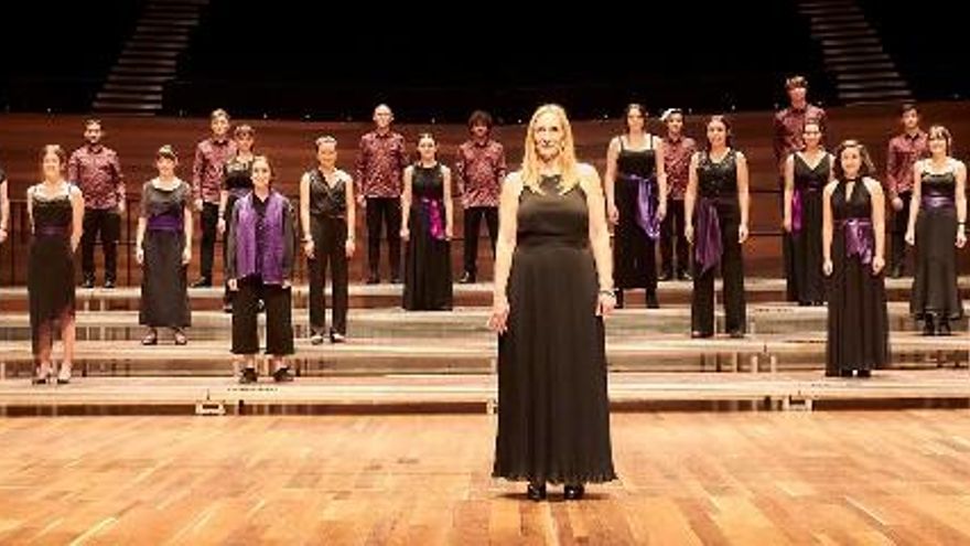 Coro juvenil Ángel Barja de las Juventudes Musicales de la Universidad de León.