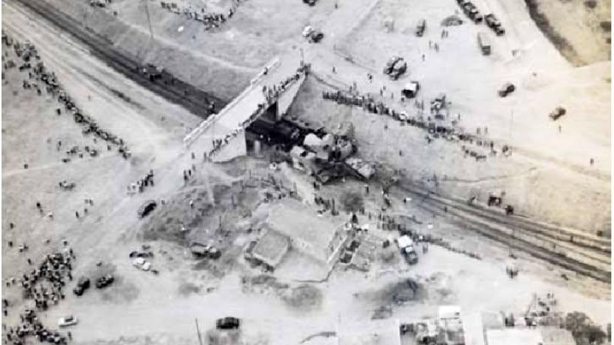 Imagen del lugar del accidente