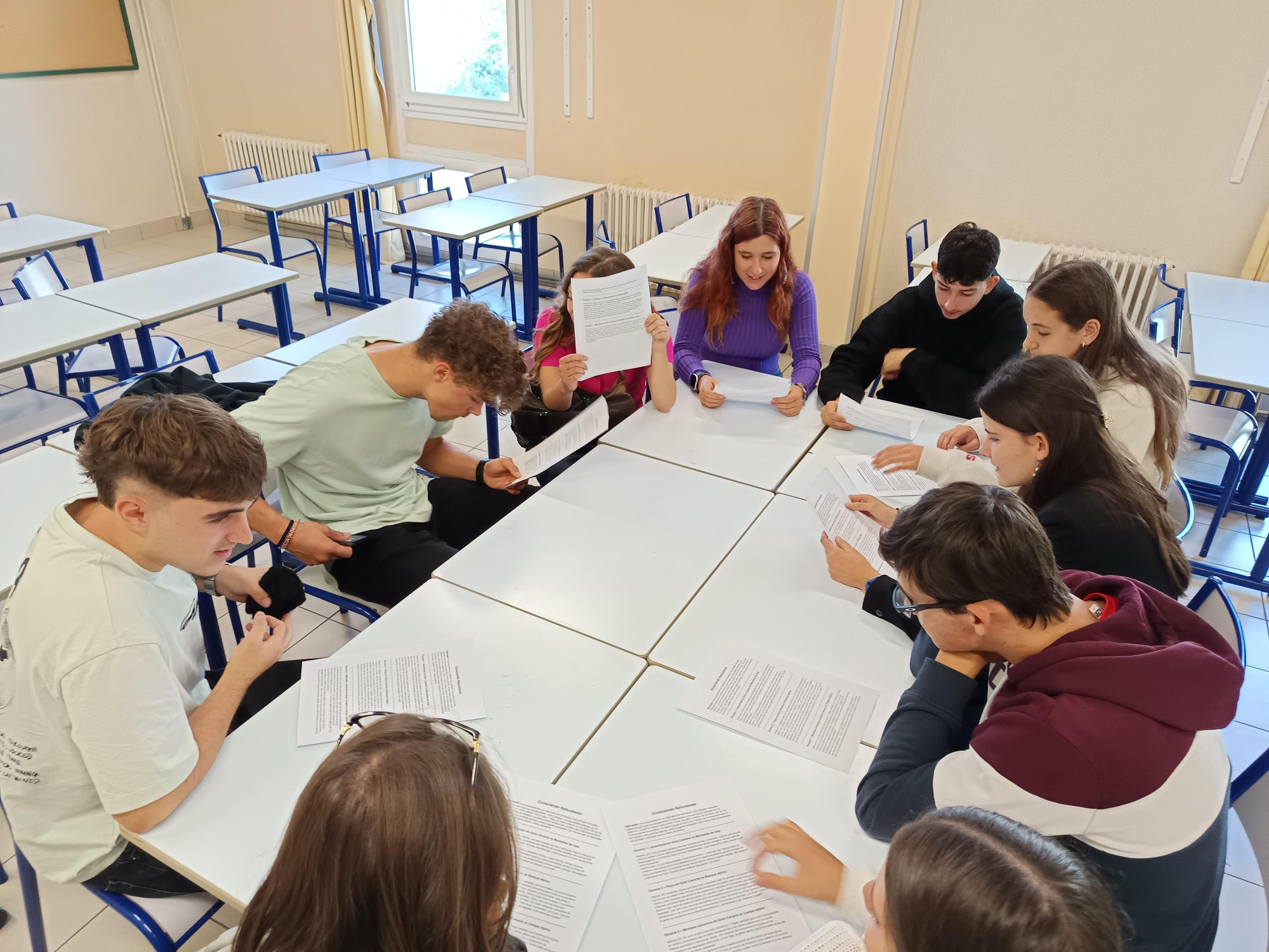 Alumnado del IES Teror en el proyecto Erasmus +.