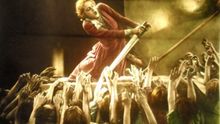 Fotograma coloreado a mano de la película 'Metrópolis'.