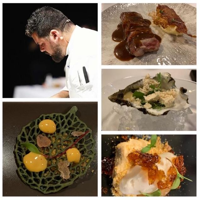 Abraham Ortega y sus platos