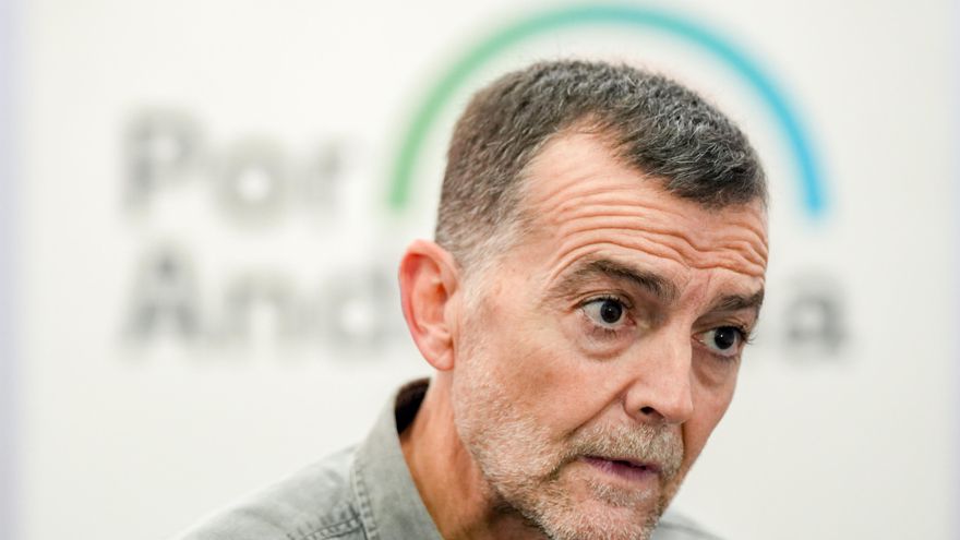 El coordinador federal de IU, Antonio Maíllo, en una entrevista concedida a Europa Press.