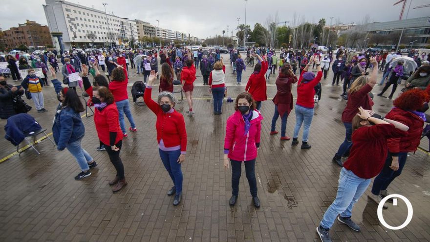Concentración simbólica por el 8M