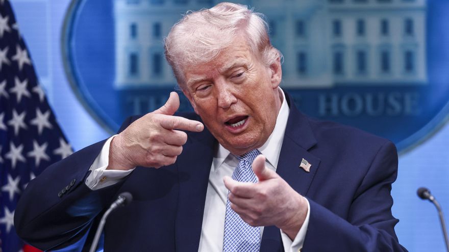 El presidente de EE.UU., Donald Trump. EFE/EPA/JIM LO SCALZO