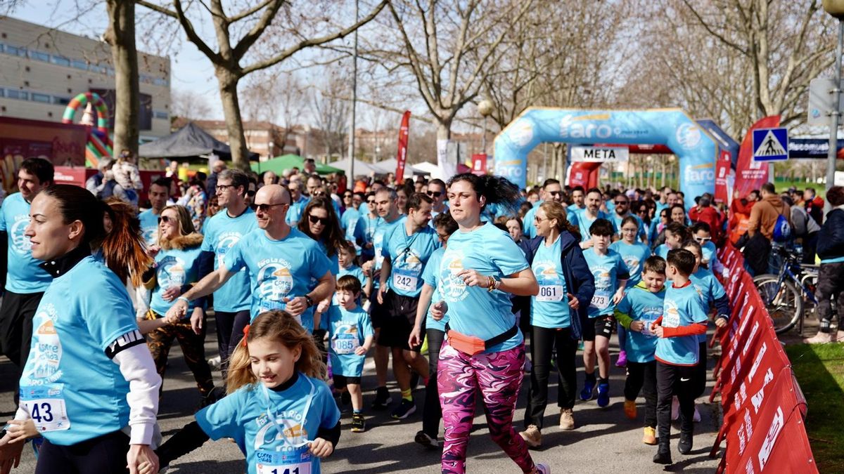 Unas 600 personas corren en Logroño por la investigación del cáncer infantil