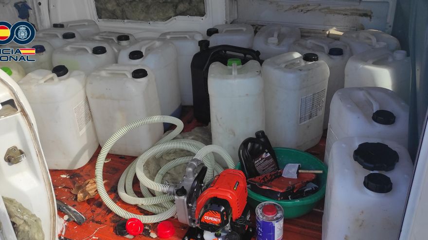 Detienen a dos personas por robar 1.200 litros de gasoil en camiones aparcados en polígonos de Logroño