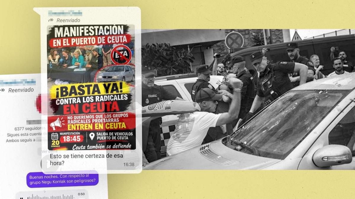 El audio que encendió la chispa y que acabó en agresión al coche de la diputada ceutí: Apoyan a ETA
