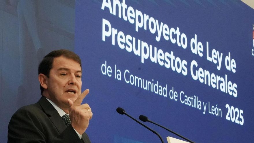 Mañueco propone subir un 6,5% las inversiones en el Presupuesto 2025 de la Junta y dice que no adelantará elecciones