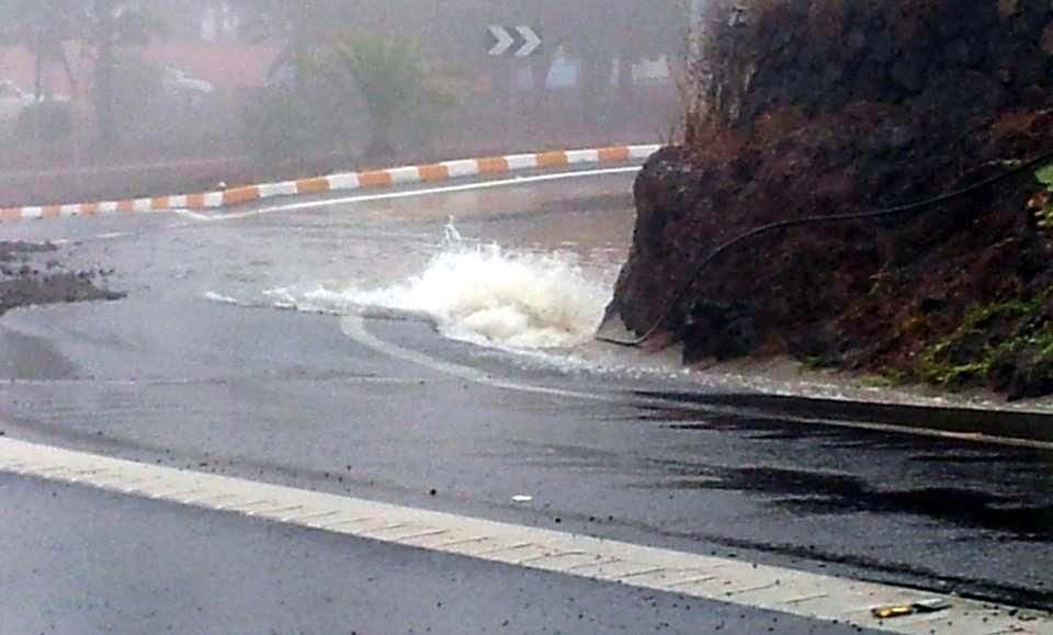 Inundaciones en Tenerife.