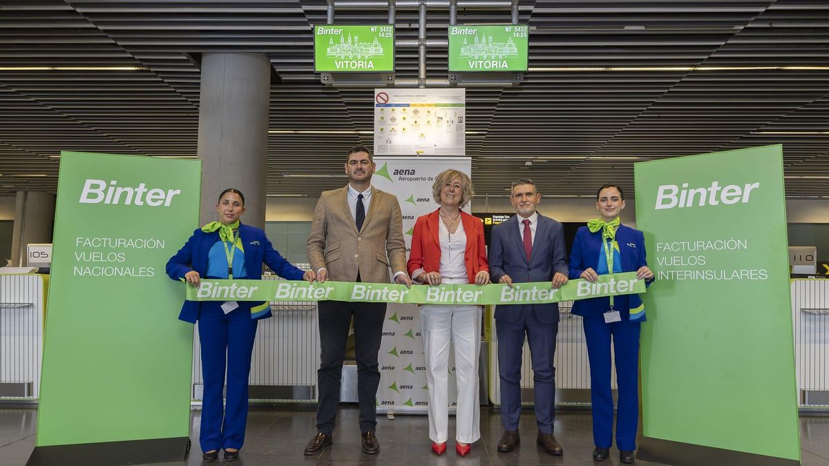 Binter une Canarias y Vitoria en vuelo directo