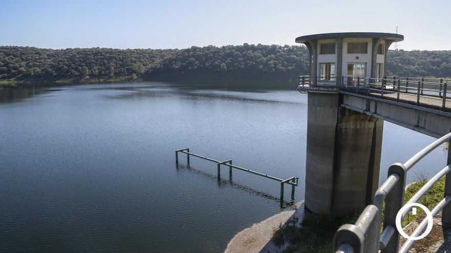 El estado del embalse de San Rafael de Navallana tras las lluvias, en imágenes