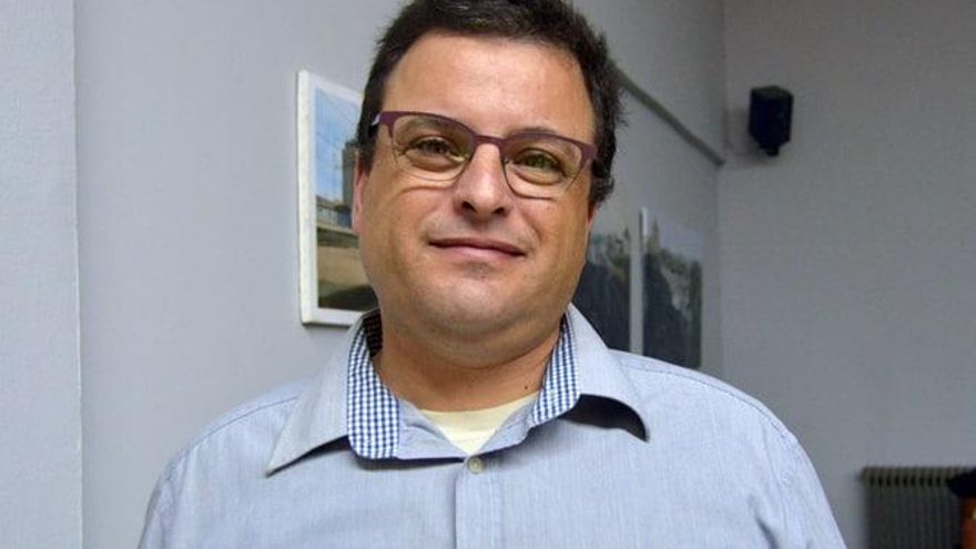 El alcalde de Vallecillo, David José López.