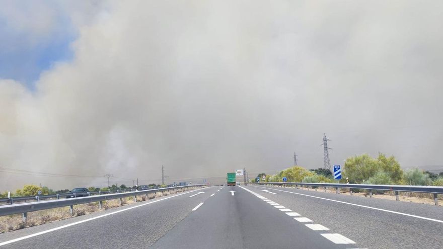 Baja a nivel cero el incendio forestal que se originó en los terrenos de la Academia de Infantería de Toledo