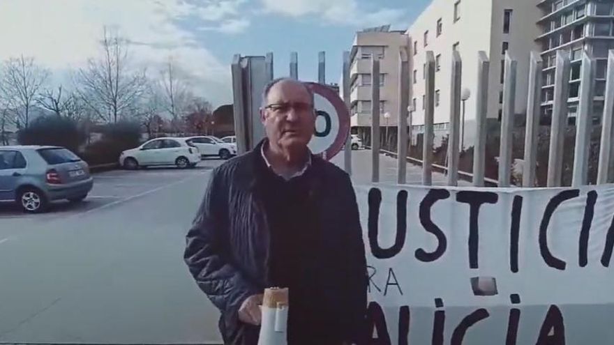 Cipriano Victoria, de Marea de Residencias de Catalunya, uno de los participantes en el documental