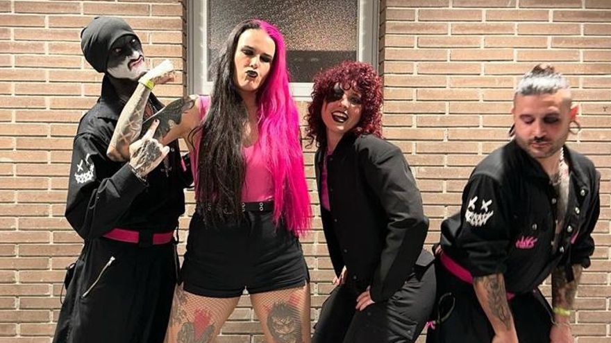 Megara, durante su participación en Una voce per San Marino