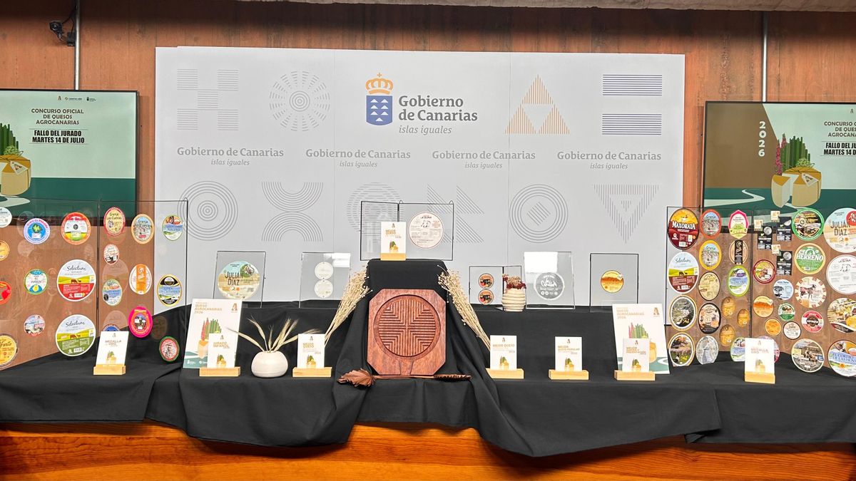 Un queso de leche cruda semicurado untado con gofio, elegido como mejor de Canarias 2026