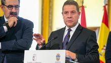 García-Page en Guadalajara junto al consejero de Sanidad, Jesús Fernández