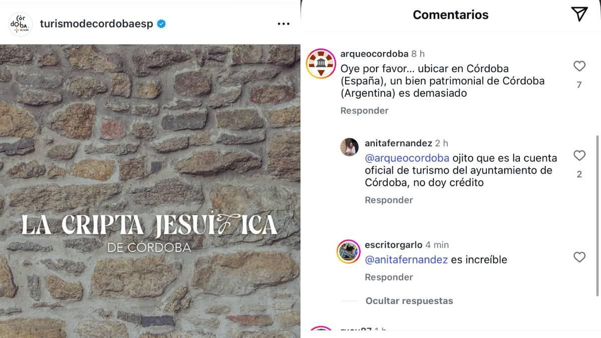 Post y comentarios de Instagram