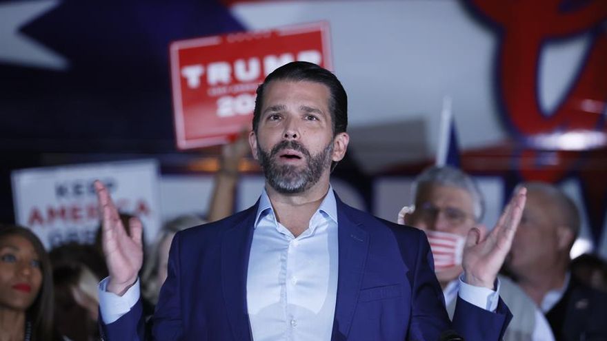 Donald Trump Jr., el hijo mayor del presidente estadounidense, Donald Trump