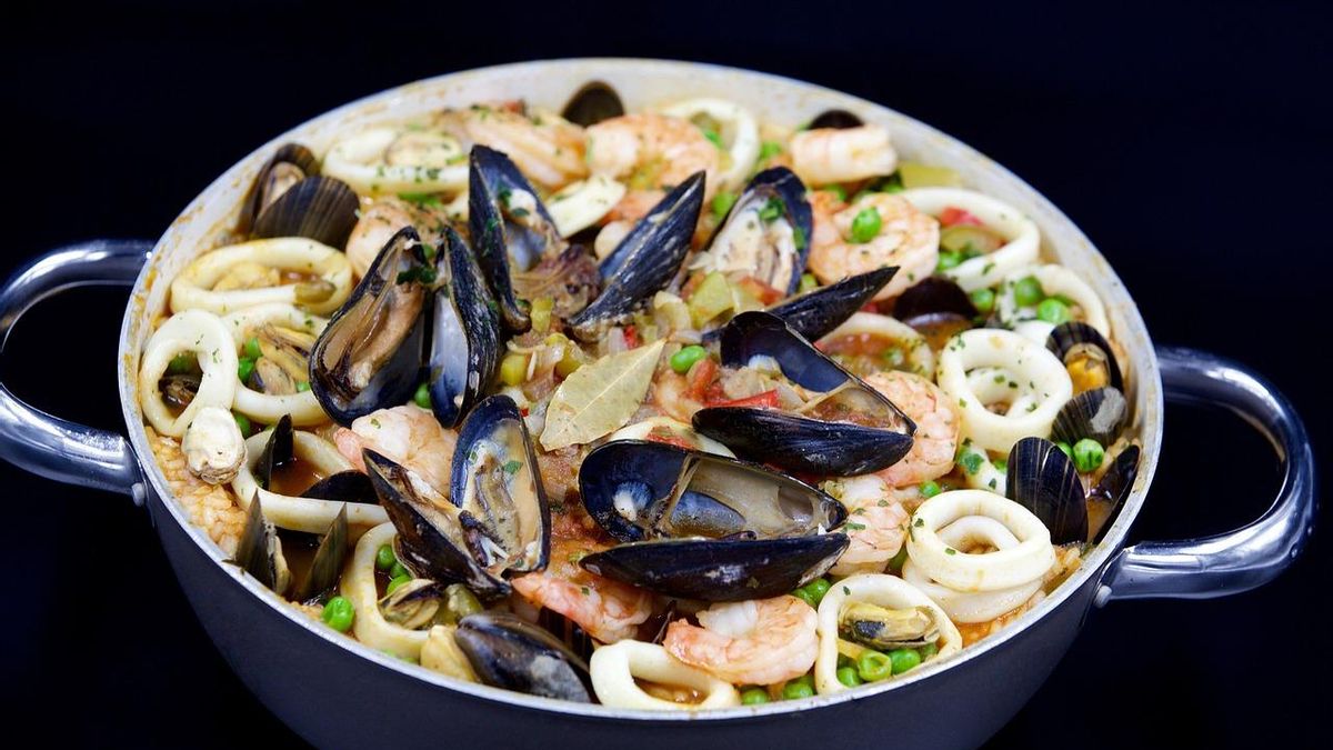 Arroz con mejillones