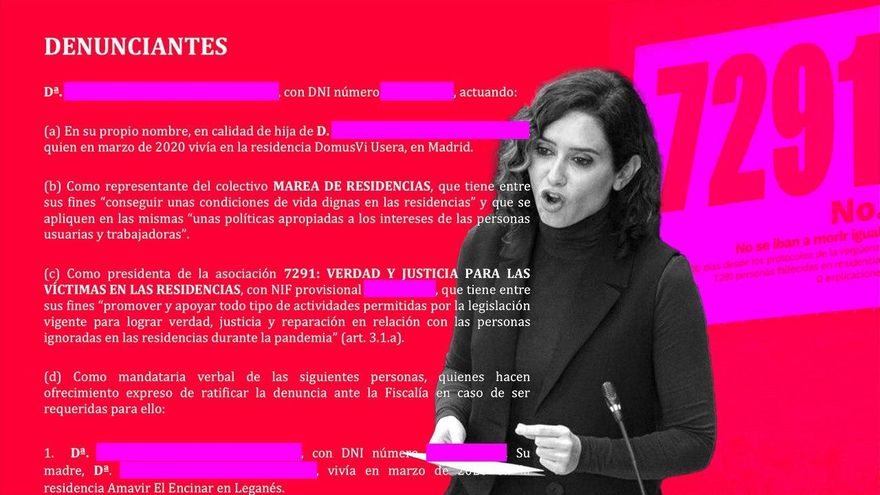 109 familias plantan cara al Gobierno de Ayuso y logran reabrir el caso de las muertes en residencias de mayores