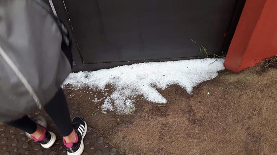 FOTOGALERÍA | Lluvia y granizo en Tenerife