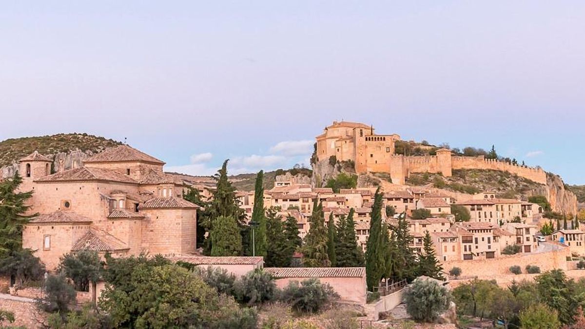 Vista panorámica de Alquézar.