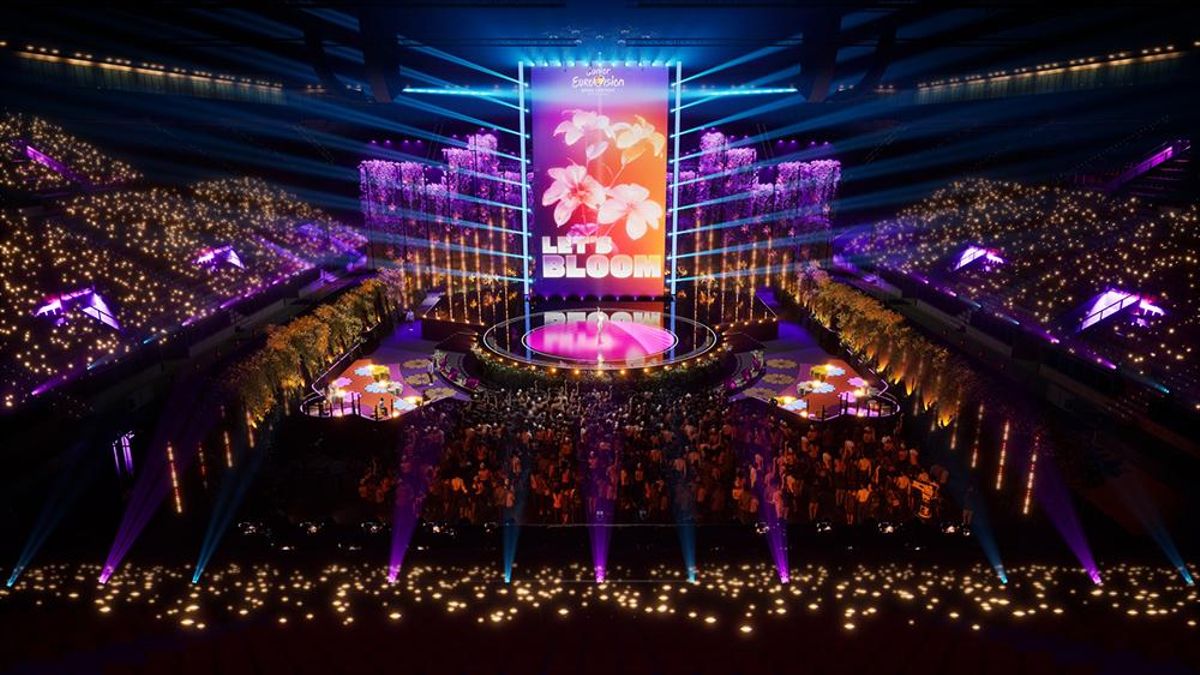 Diseño del escenario de Eurovisión Junio 2024