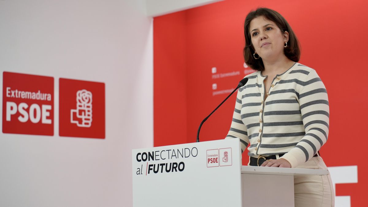María Andrada, nueva portavoz regional del PSOE Extremadura