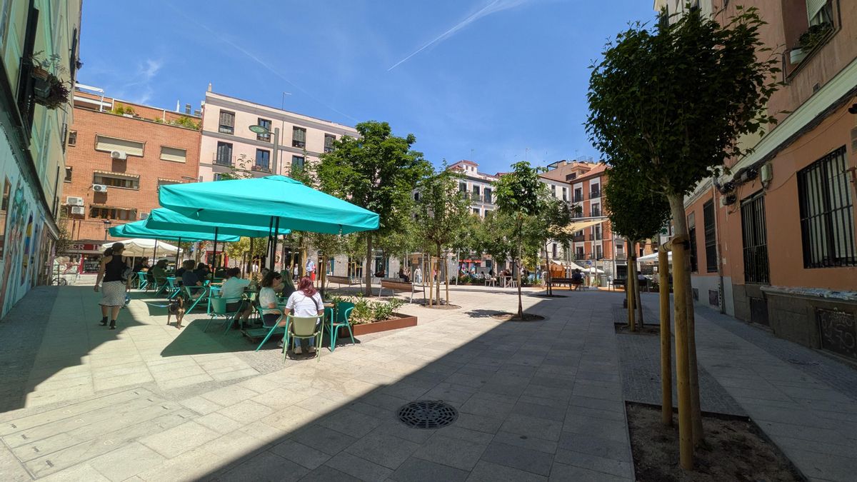 Vista de la plaza del Rastrillo desde la calle Tesoro