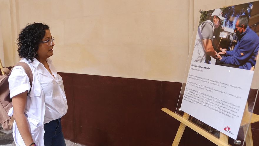 MSF exhibe los "retratos de los sobrevivientes" migrantes en la frontera sur de México