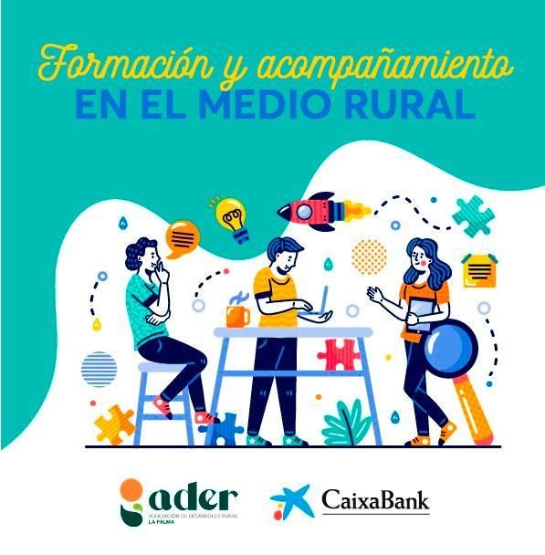 ADER La Palma y CaixaBank impulsan el emprendimiento rural con sesiones formativas.