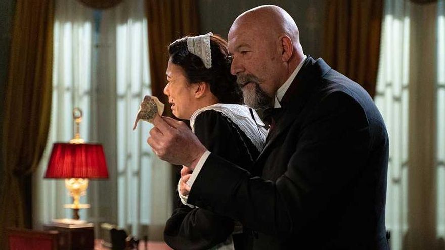 Andrea del Río y Alberto González en 'La Promesa'