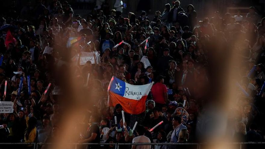 "El pueblo unido jamás será vencido", el grito del 'monstruo' de Viña del Mar