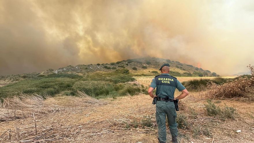 Controlado el incendio de Obanos (Navarra), que ha afectado a 338 hectáreas de campo