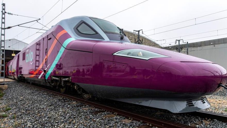 En la imagen, Avlo, el nuevo servicio de alta velocidad de bajo coste de Renfe que unirá Madrid y Barcelona.