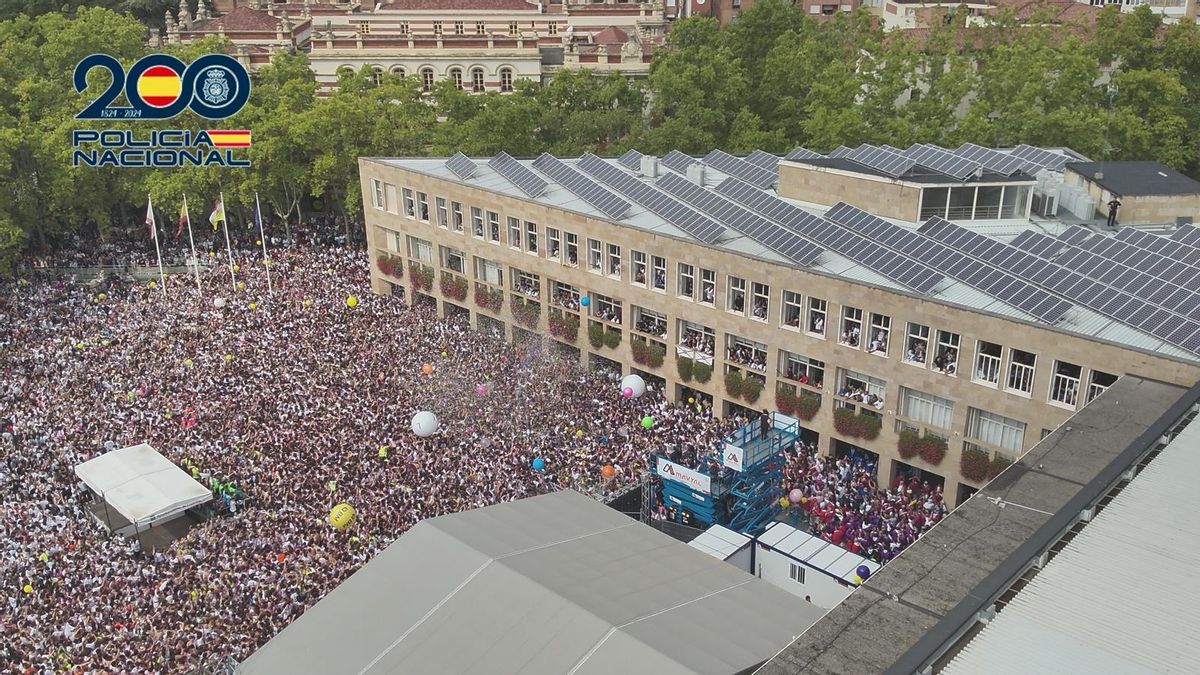 Las medidas preventivas de la Policía Nacional para evitar robos de móviles y carteras el día del cohete de San Mateo de Logroño