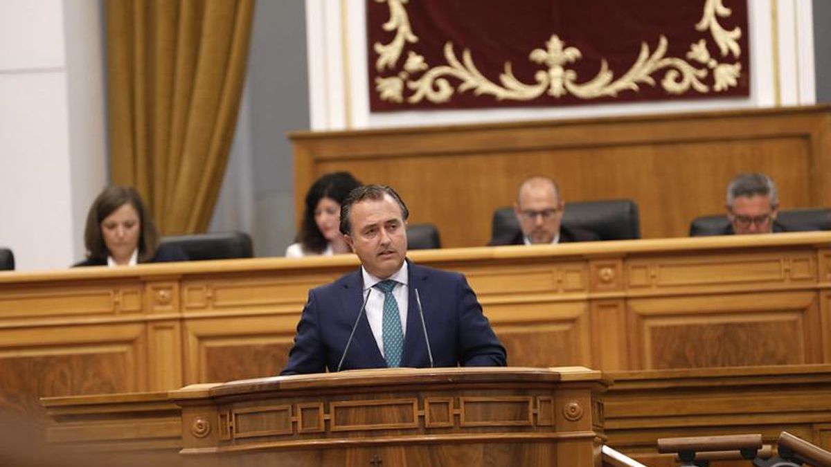 David Moreno, presidente del Grupo Parlamentario Vox en las Cortes de Castilla-La Mancha