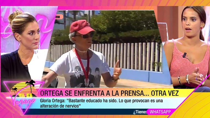 Gloria Camila defiende la reacción de Ortega Cano con el reportero al que amenazó: "Bastante educado ha sido"