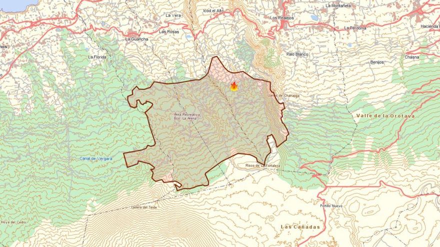 Perímetro del incendio que ha afectado 2.700 hectáreas