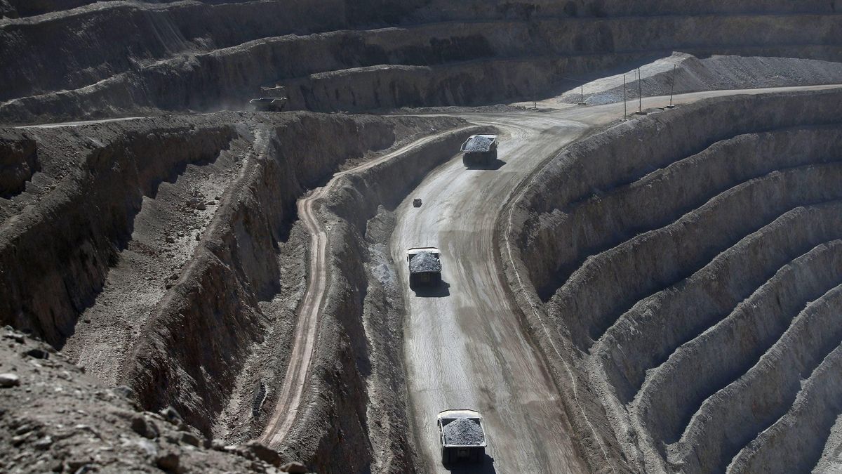Una mina de cobre en Calama, en el norte de Chile. Los tres mayores productores de este mineral se encuentran en el Sur Global: Chile, la República Democrática del Congo y Perú.