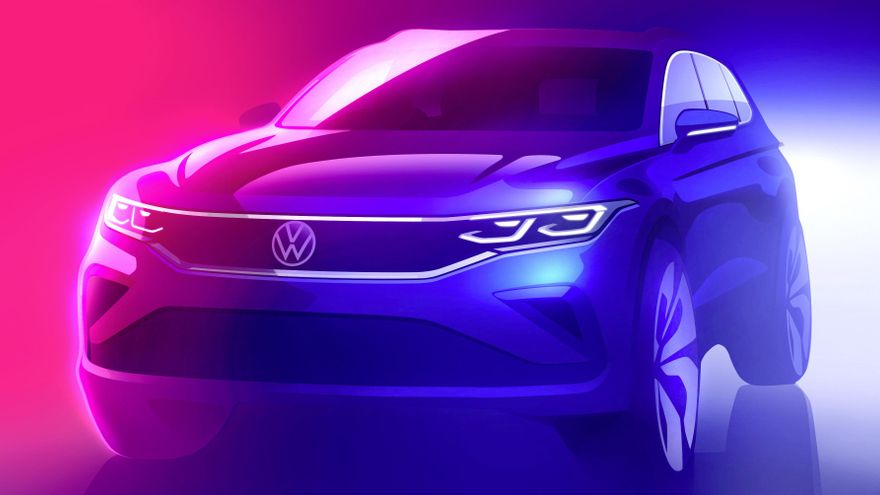 'Sketch' del nuevo Volkswagen Tiguan.