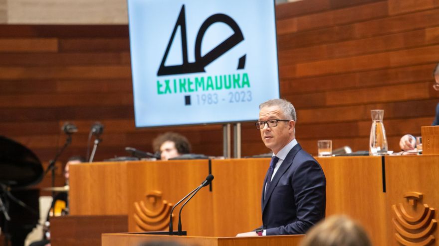 El presidente del Senado, Ander Gil.