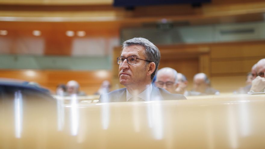 El presidente del Partido Popular (PP), Alberto Núñez Feijóo.
