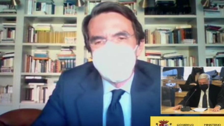 José María Aznar declara en el juicio de la caja B.