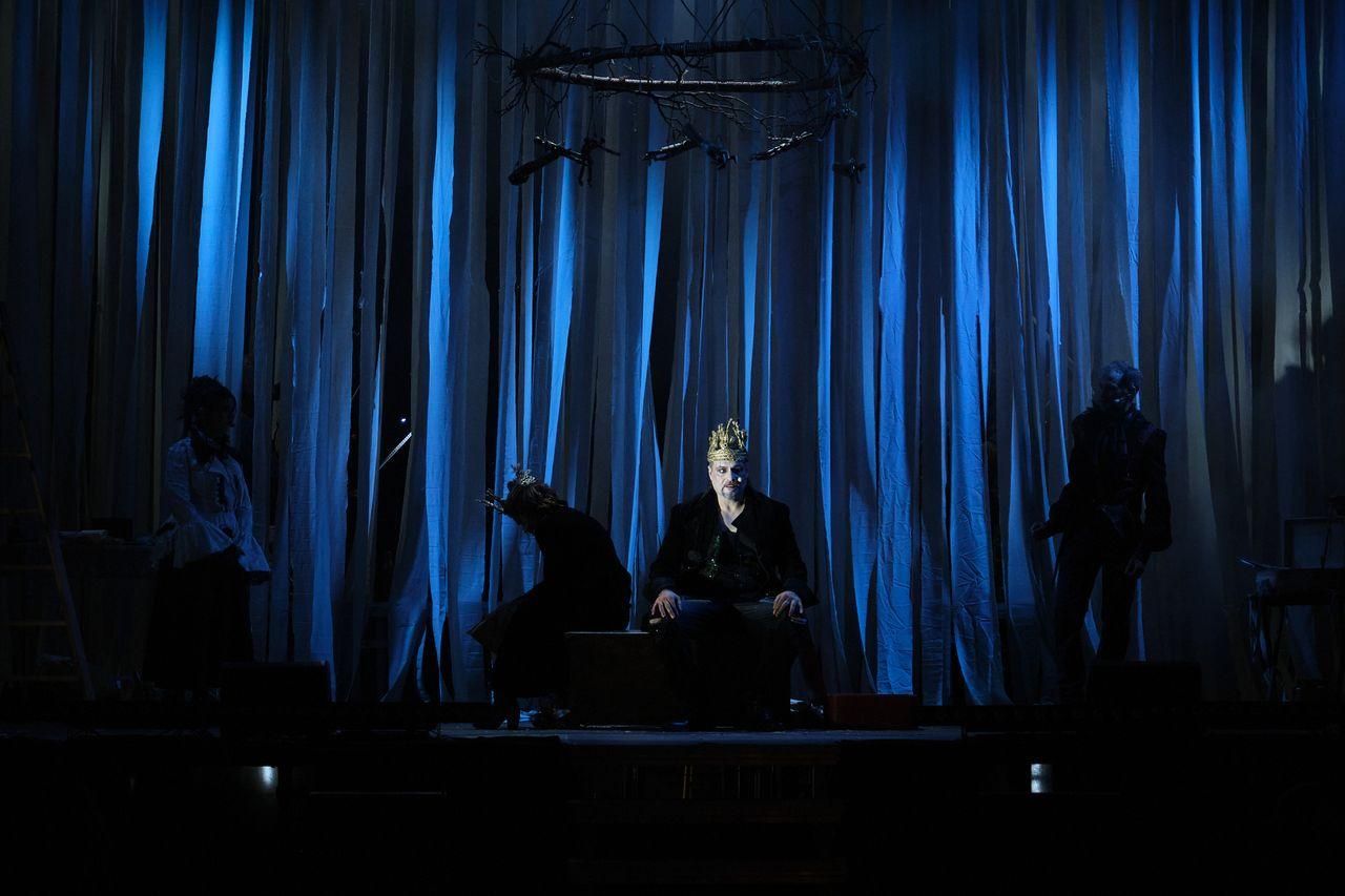 Puesta en escena de El Gran Teatro del Mundo.
