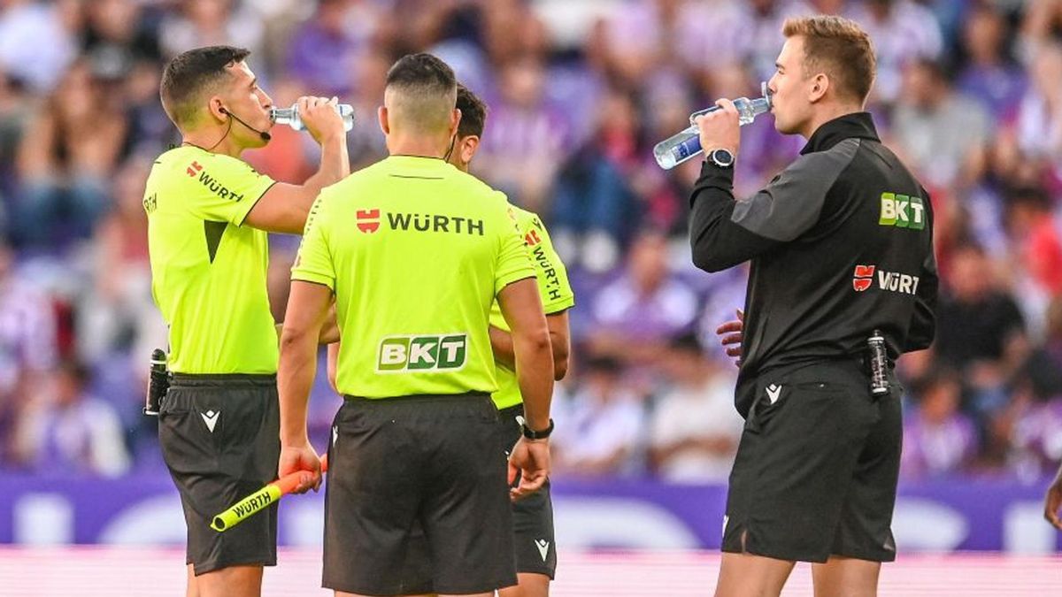 Gorka Etayo, durante el Real Valladolid - Córdoba CF